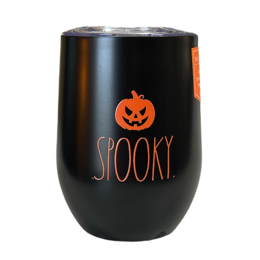 NEW Rae Dunn π SPOOKY Halloween S/S Wine Glassπ· ππ»π